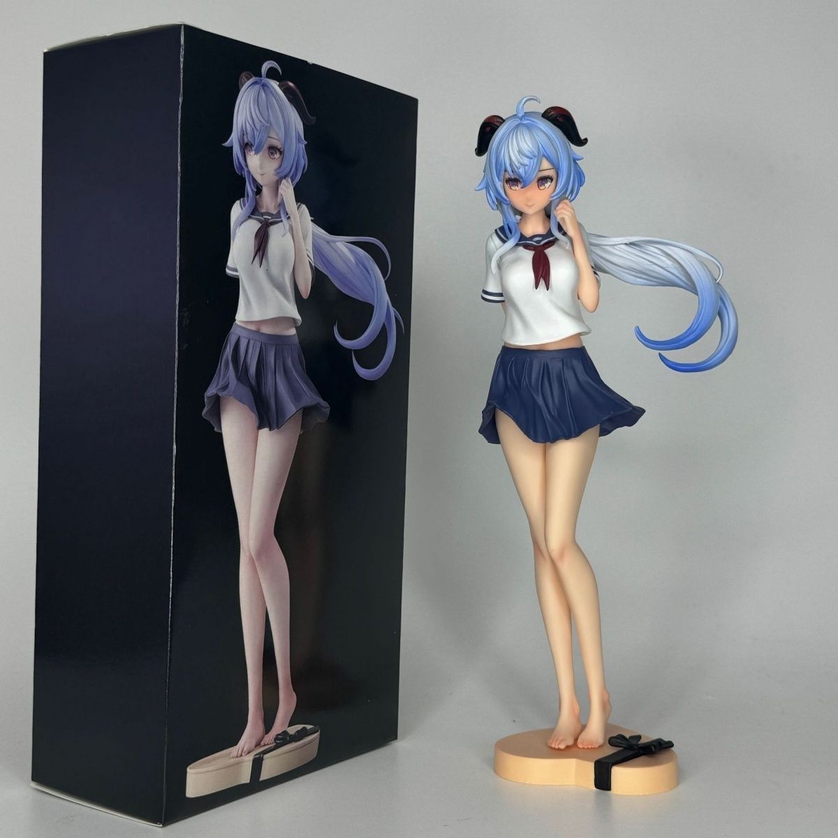 Desk Setup Editing - 25CMJK Bekentenis Ganyu Mooie Anime Perifere