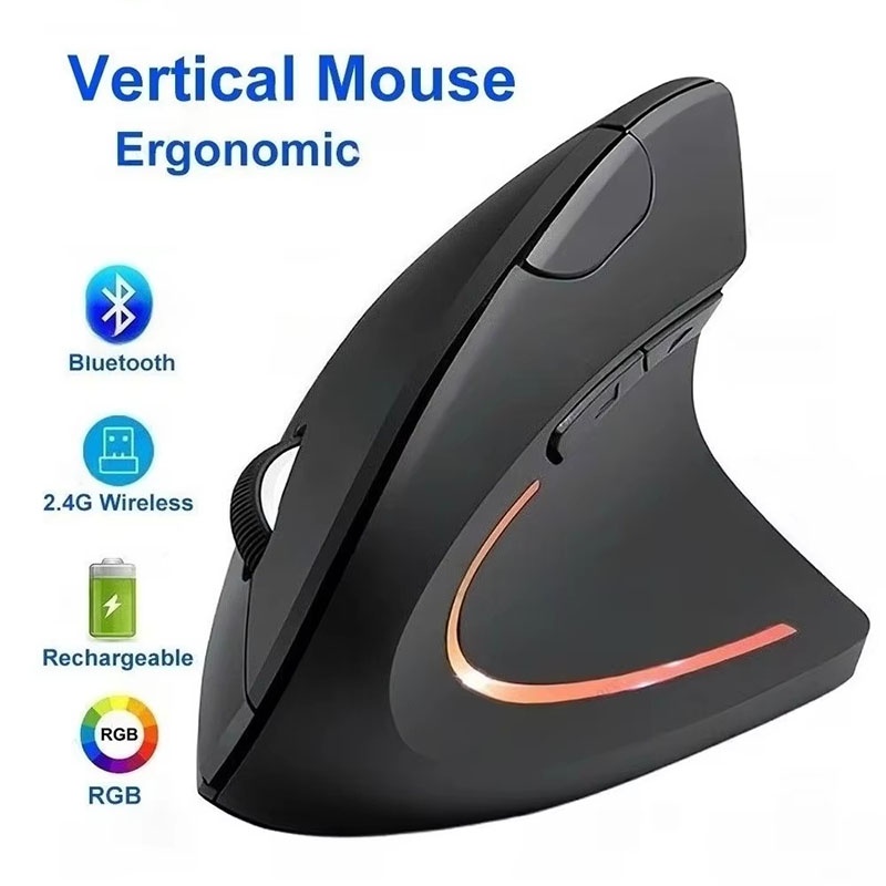 Desk Setup Kit - Ergonomisch compatibele verticale muis 2,4 GHz