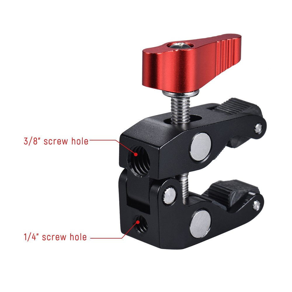 Monitor Arm Clamp - Metalen multifunctionele kogelkopklem Ball Mount Magic