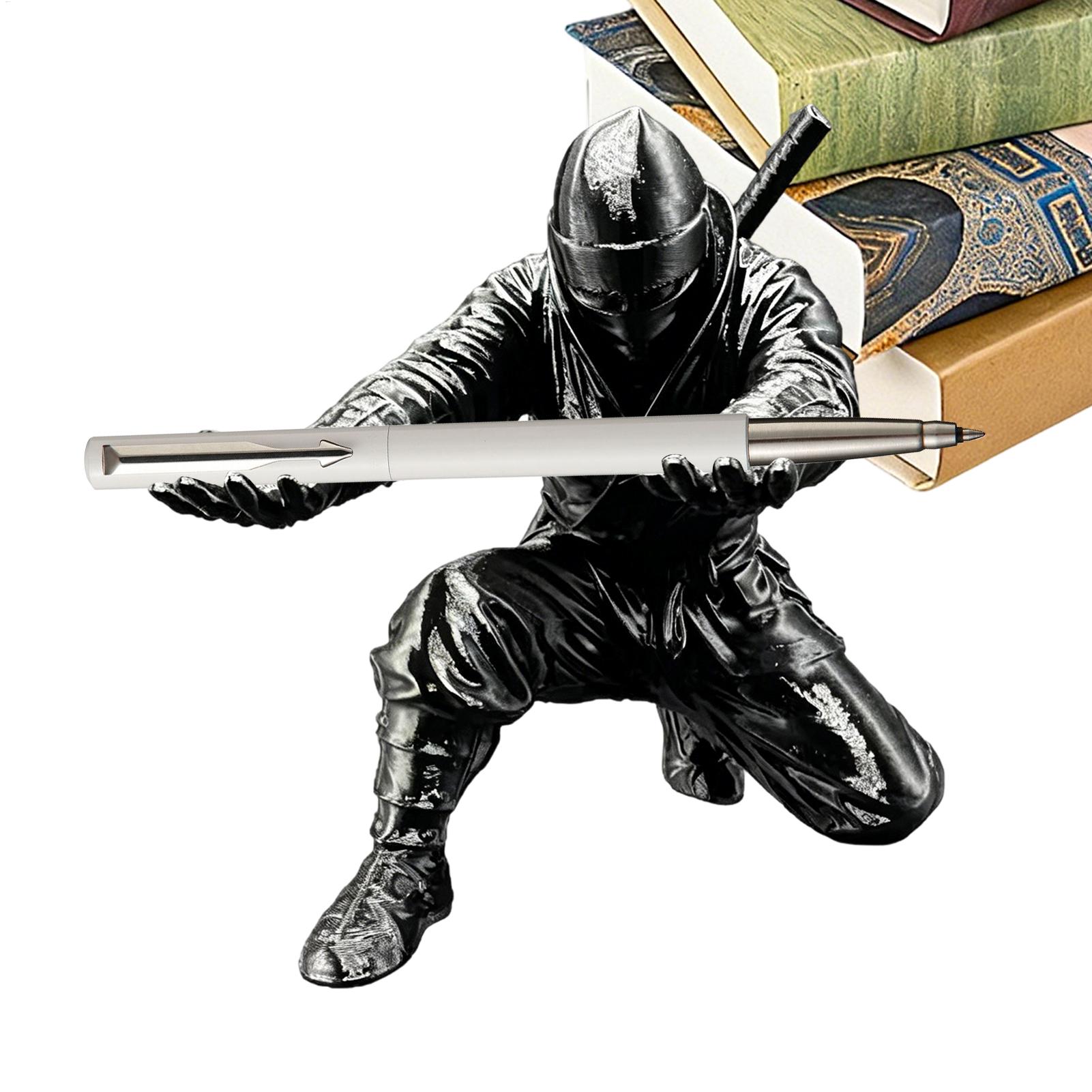 Desk Setup Home Office - Ninja-stijl figuur 3D geprinte penhouder, creatieve