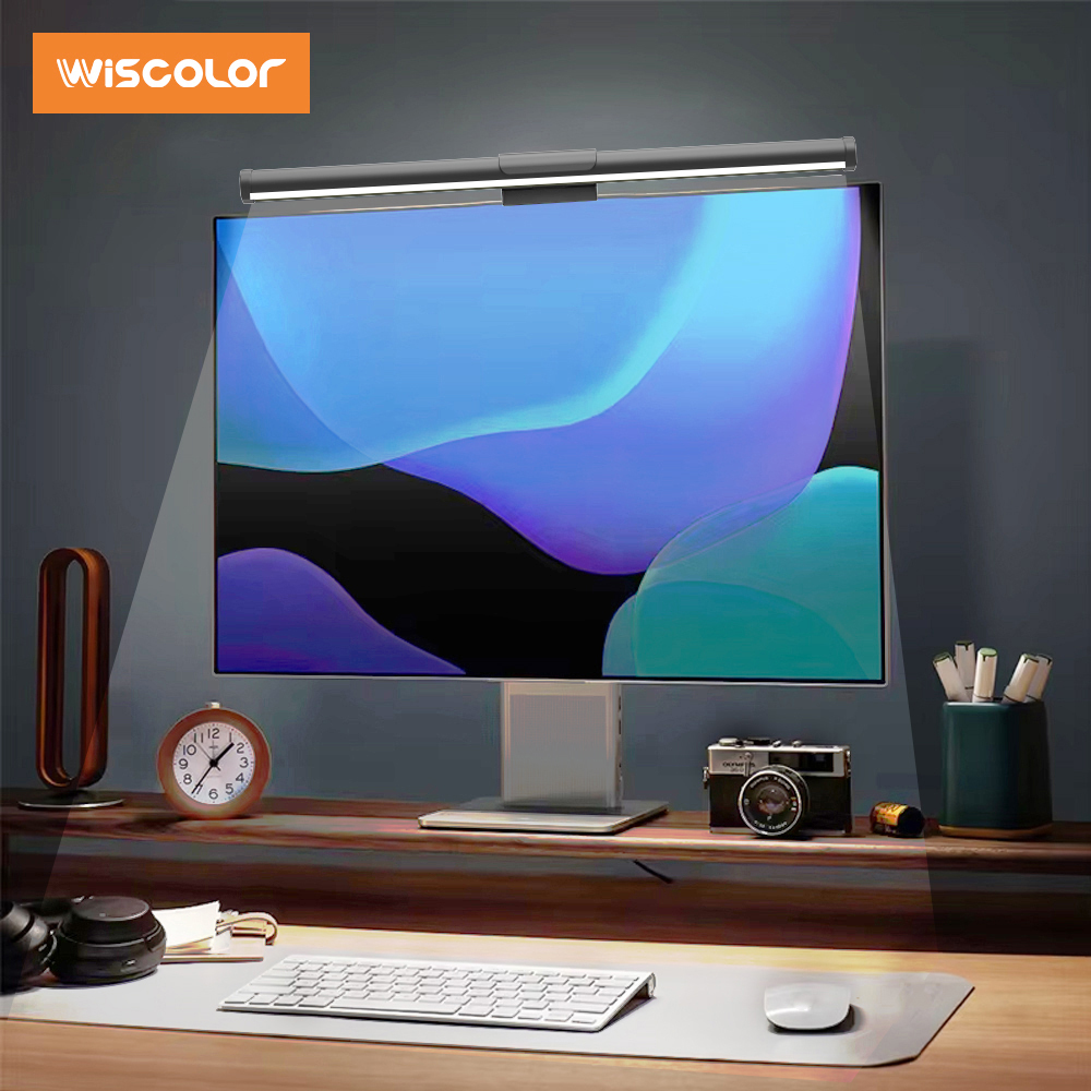 Led Desk Light Usb - Wiscolor LED-schermmonitor Hangende lichtbalk LCD Computer