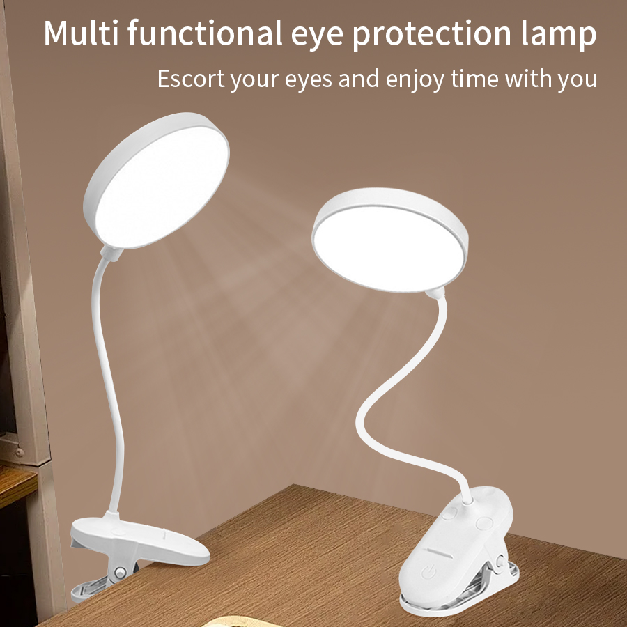 Led Desk Light Usb - LED Clip Bureaulamp 360 ° Flexibele,