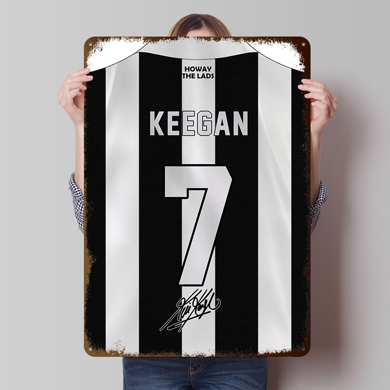 Desk Setup Poster - Kevin Keegan 7 Newcastle voetbalshirt blik