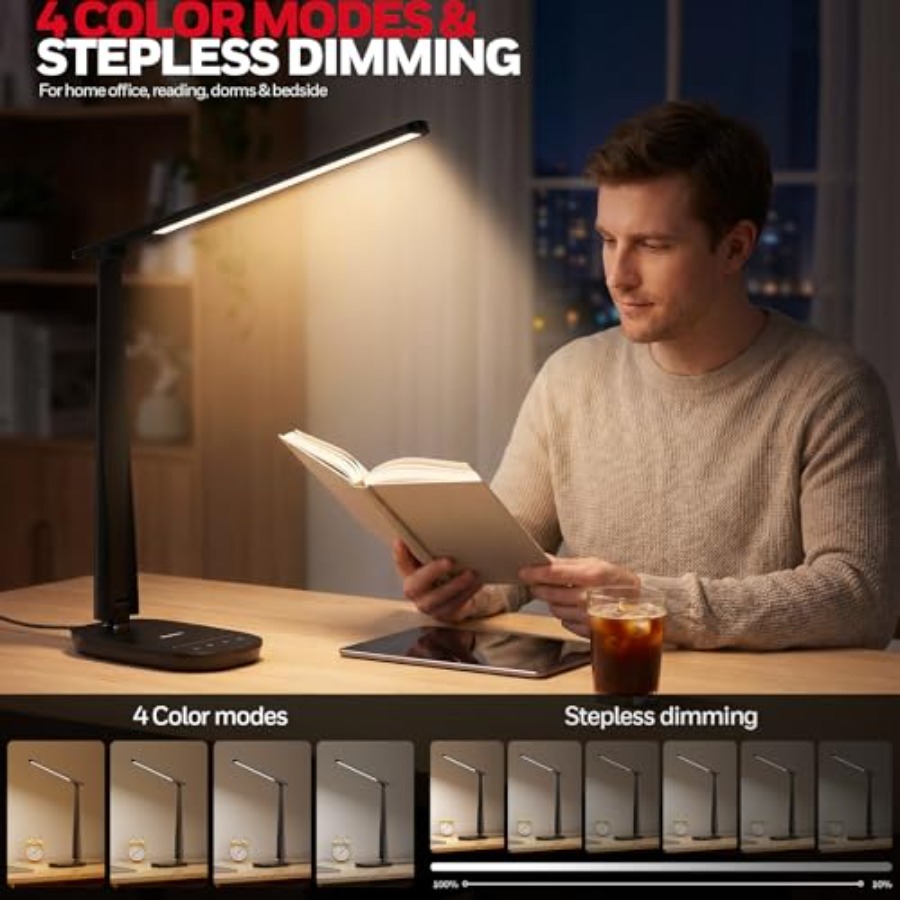 LED bureaulamp voor thuiskanto - Led Desk Light Usb recensie en prijs