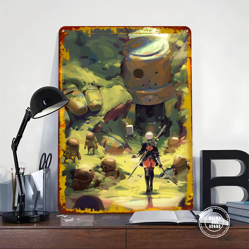 Nier Automata: 2B in Forest Me - Desk Setup Poster recensie en prijs