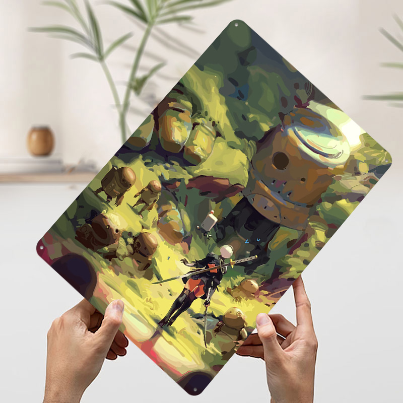 Nier Automata: 2B in Forest Me - Desk Setup Poster recensie en prijs