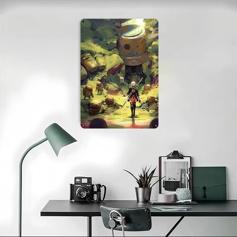 Nier Automata: 2B in Forest Me - Desk Setup Poster recensie en prijs