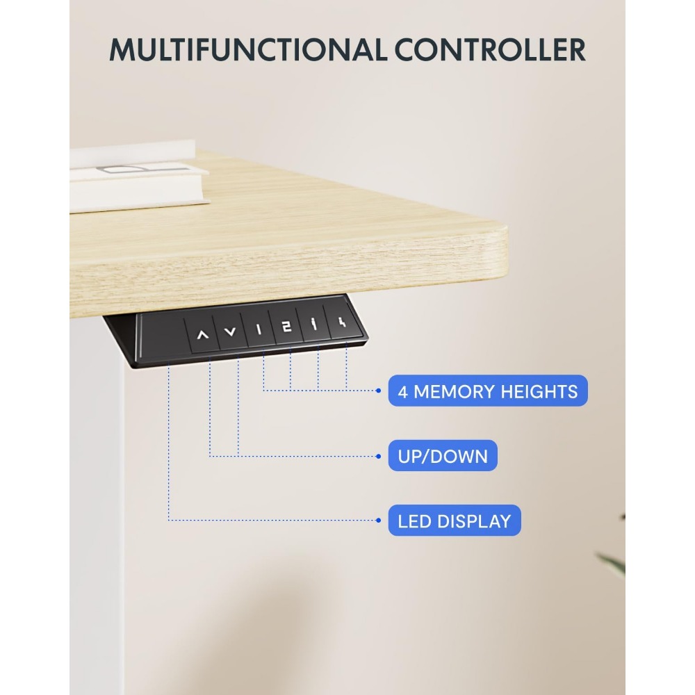 FLEXISPOT 63x32 inch elektrisc - Desk Setup Home Office recensie en prijs