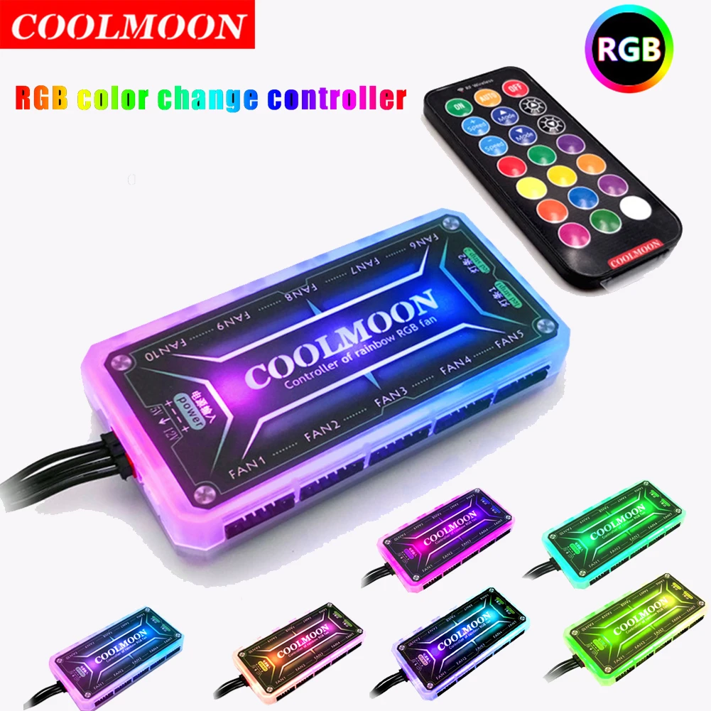 Coolmoon Argb Controller 12V 5 - Desk Setup Usb Hub recensie en prijs