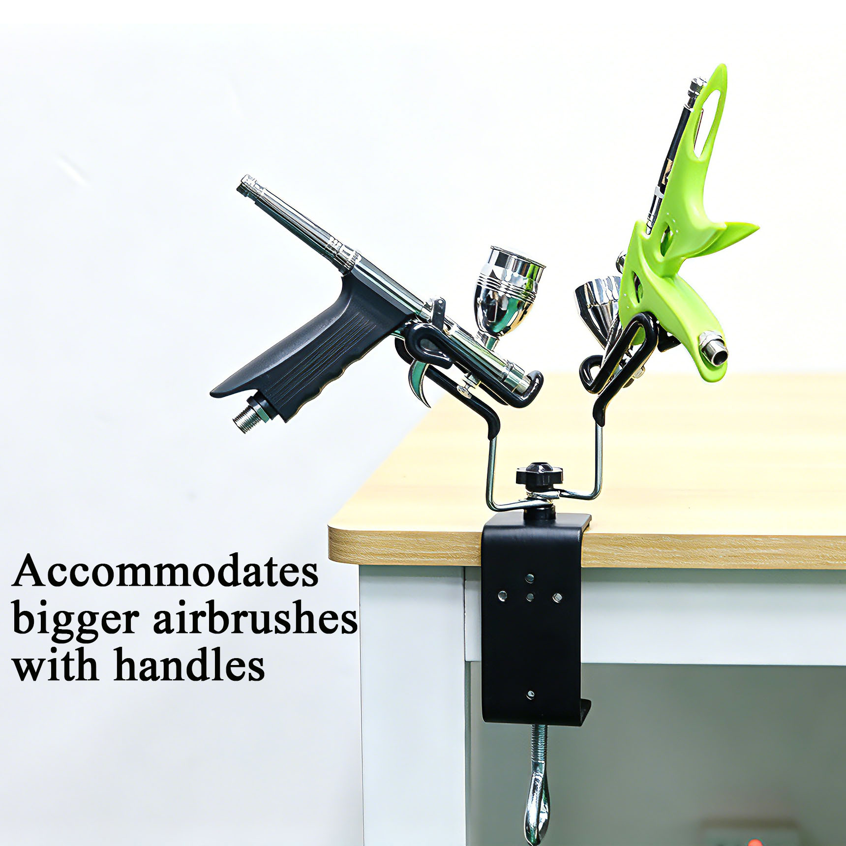 Grote airbrushhouder voor hand - Desk Setup Kit recensie en prijs