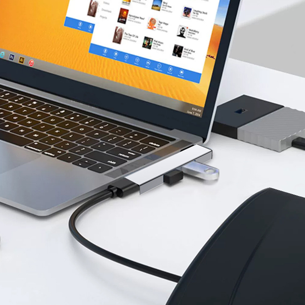 3-in-1 USB 3.0 HUB met 3 poort - Desk Setup Usb Hub recensie en prijs