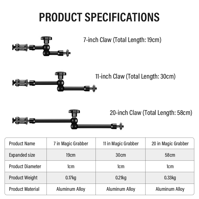 Magische arm 7/11/20 inch 360  - Monitor Arm Clamp recensie en prijs