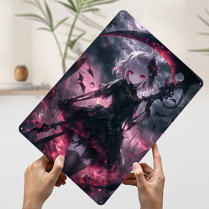 Demon Grim Reaper Girl Poster  - Desk Setup Poster recensie en prijs