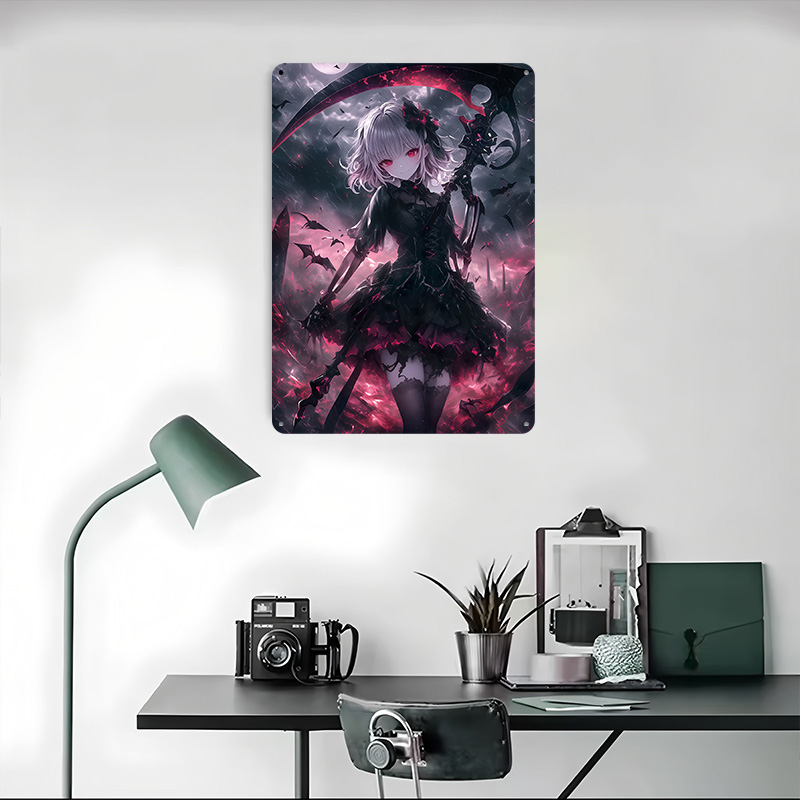 Demon Grim Reaper Girl Poster  - Desk Setup Poster recensie en prijs