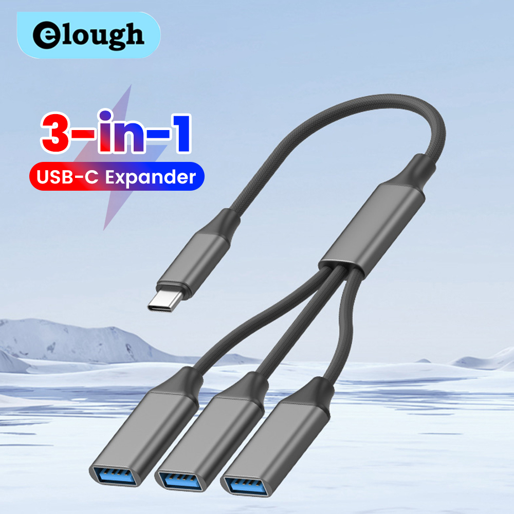 3-in-1 USB-splitterkabel USB A - Desk Setup Usb Hub recensie en prijs