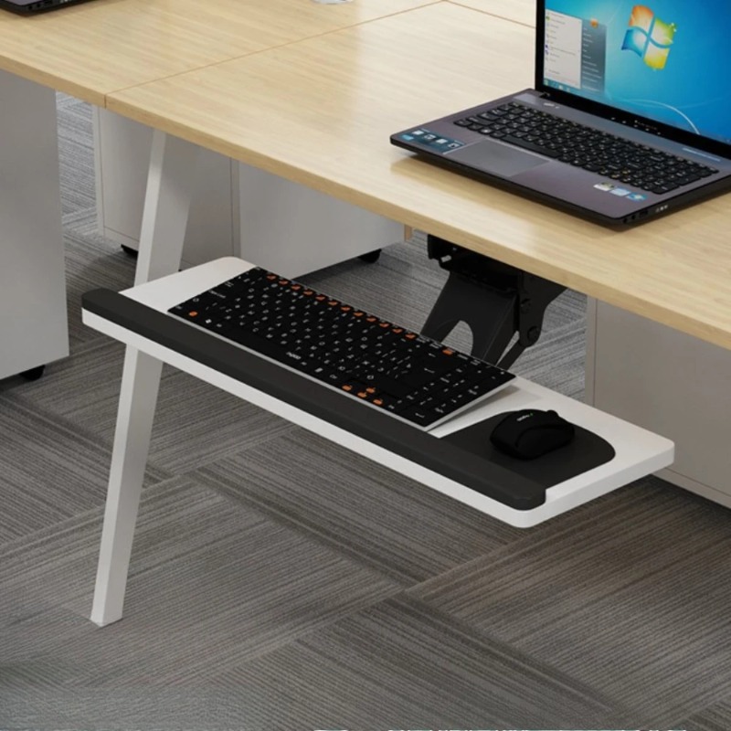 Toetsenbordlade onder bureau,  - Desk Setup Home Office recensie en prijs