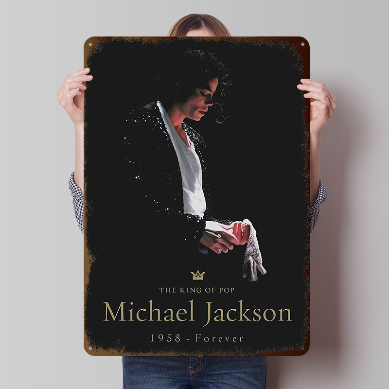 Michael Jackson Tribute Tinpla - Desk Setup Poster recensie en prijs