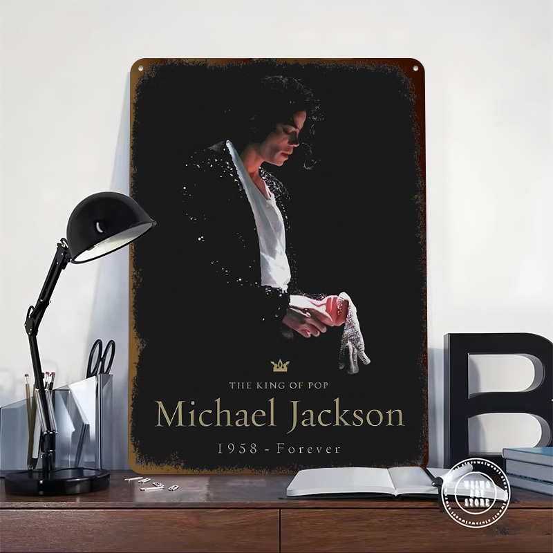 Michael Jackson Tribute Tinpla - Desk Setup Poster recensie en prijs