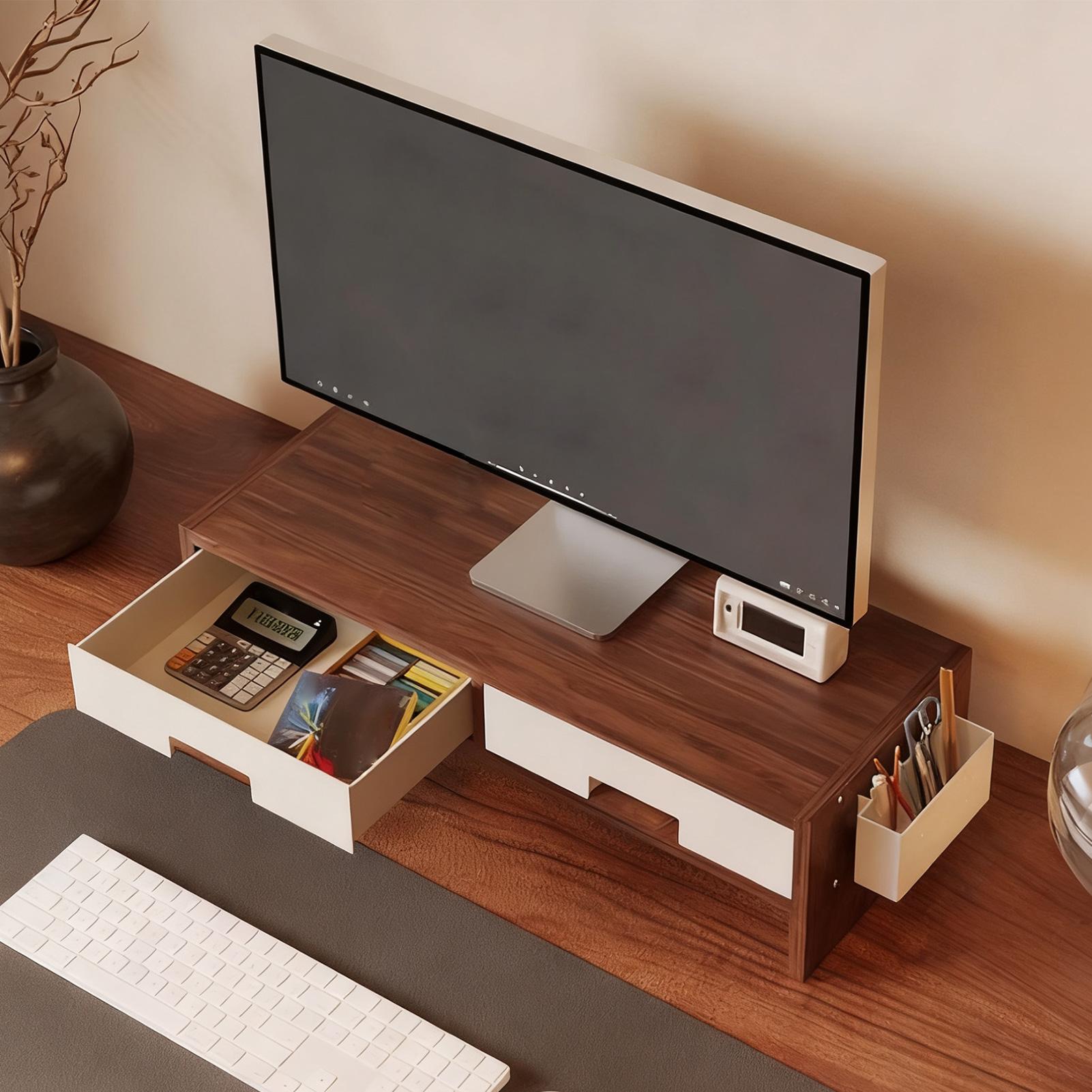 Bureau Monitor Stand Riser Dub - Desk Setup Home Office recensie en prijs