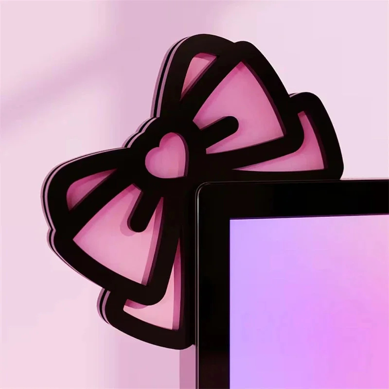 Kawaii roze acryl boog monitor - Desk Setup Home Office recensie en prijs