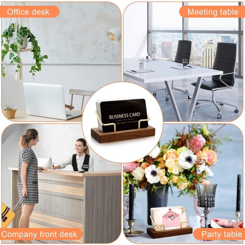 【A8】Houten visitekaartjeshoude - Desk Setup Home Office recensie en prijs