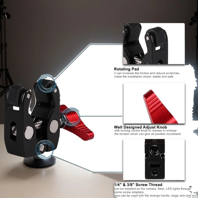 Super Clamp Camera Clamp Mount - Monitor Arm Clamp recensie en prijs