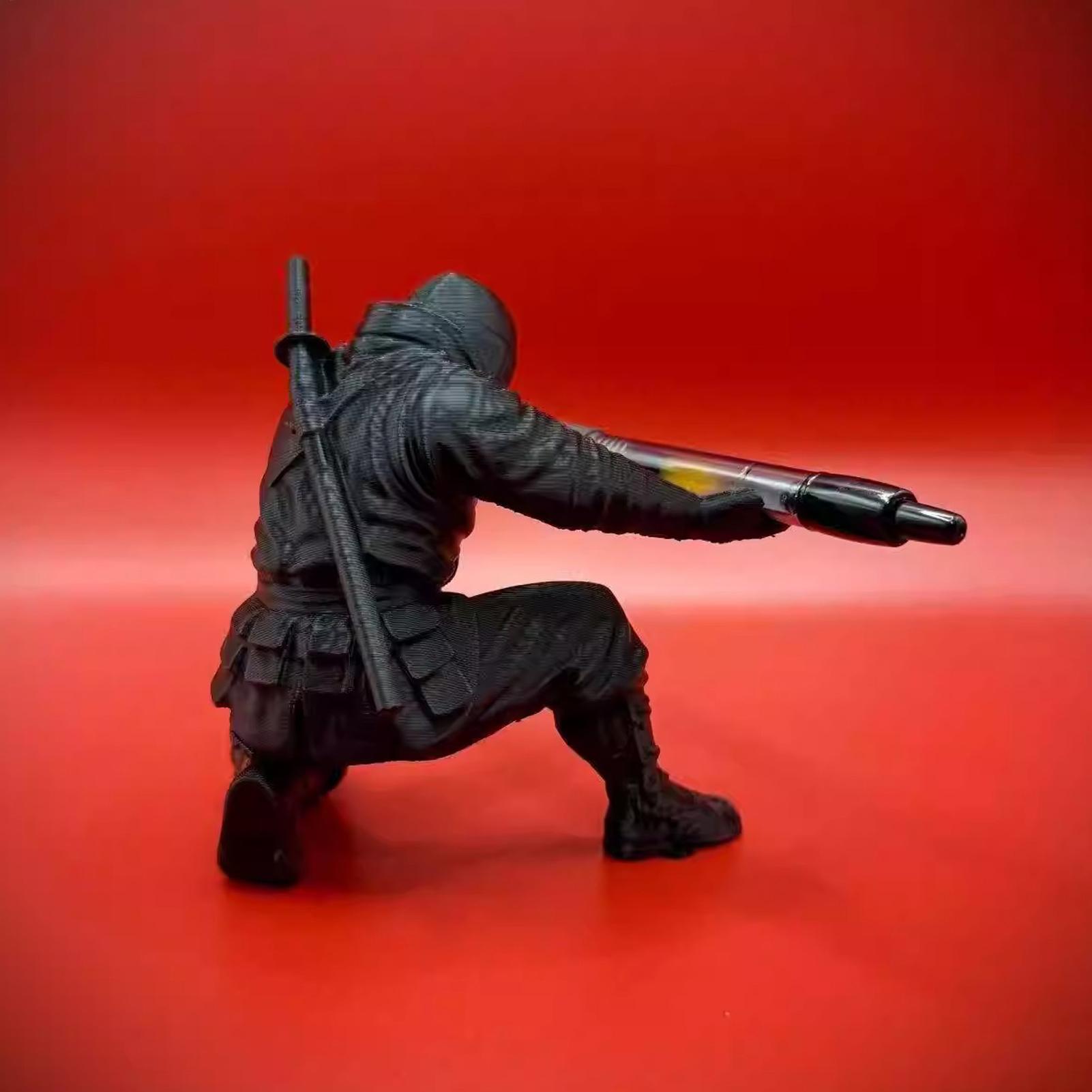 Ninja-stijl figuur 3D geprinte - Desk Setup Home Office recensie en prijs