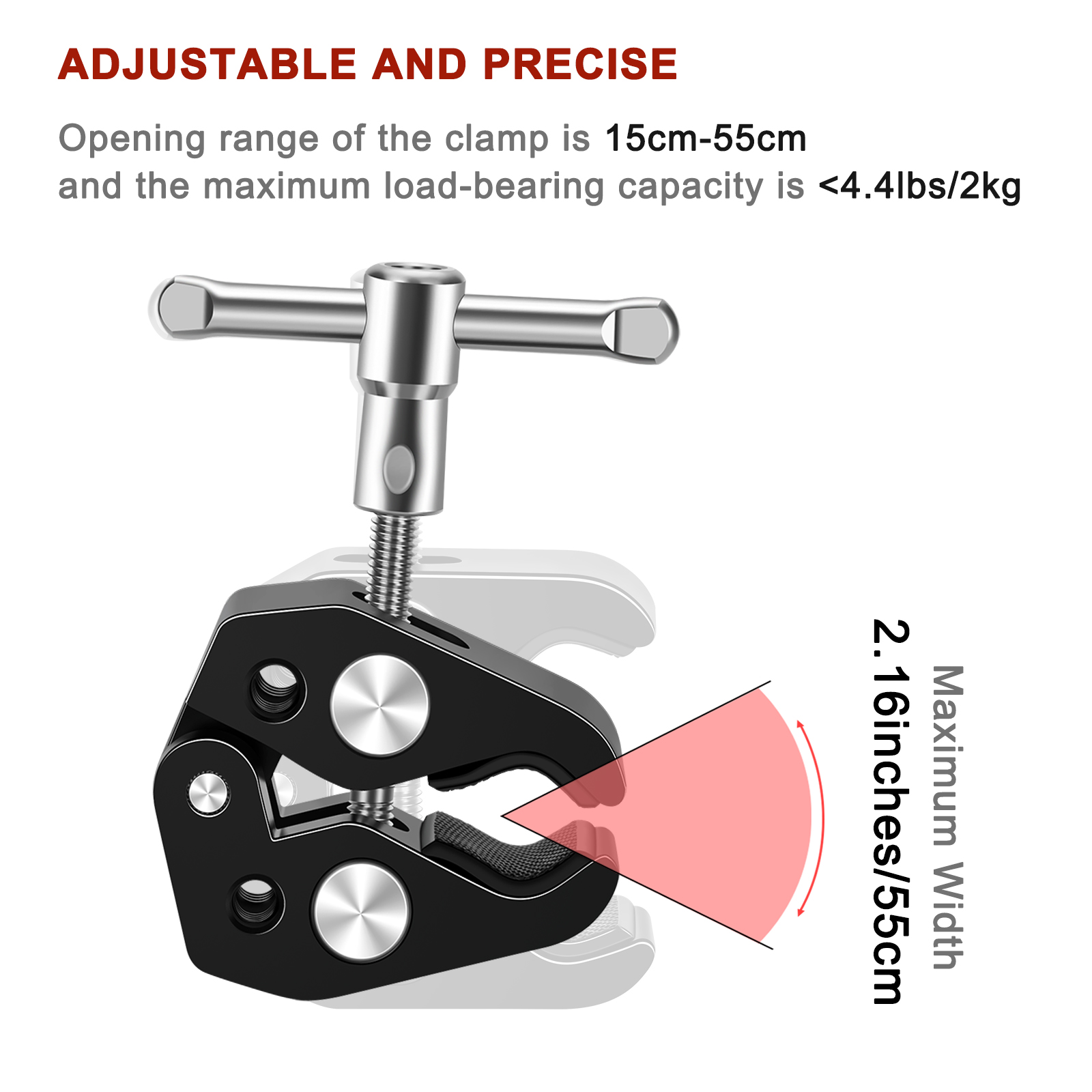 Lanxire Aluminium Krabklem Sup - Monitor Arm Clamp recensie en prijs