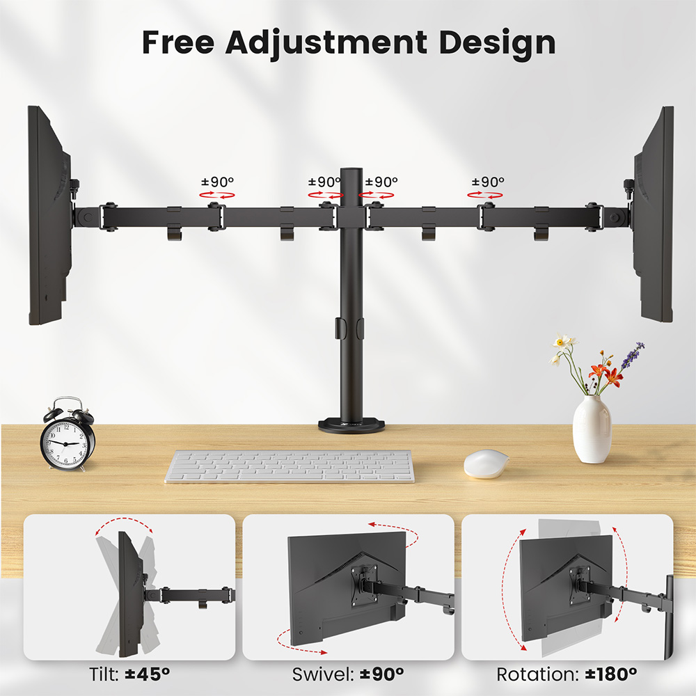 ACGAM MDS-1D dubbele monitorar - Monitor Arm Clamp recensie en prijs