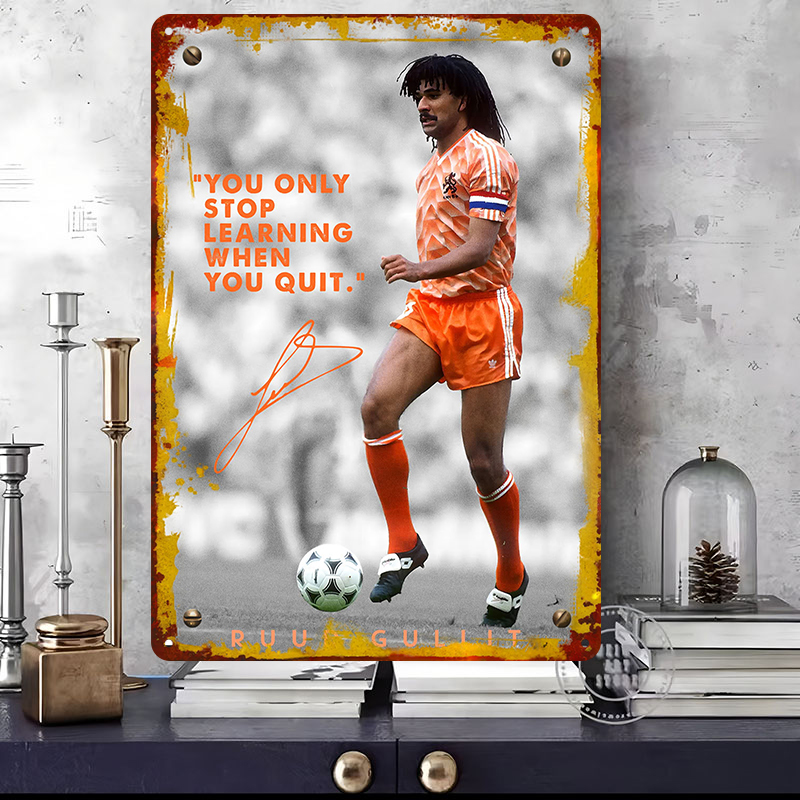 Ruud Gullit Voetballer Wanddec - Desk Setup Poster recensie en prijs