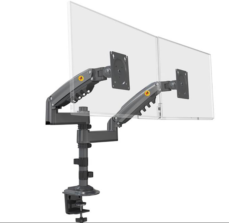 NB H180 Dubbele Monitor Bureau - Monitor Arm Clamp recensie en prijs