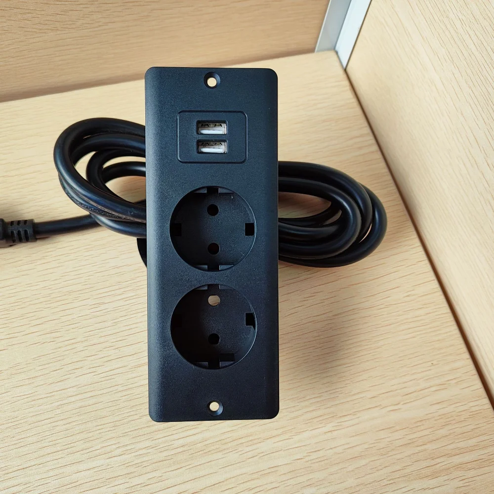 EU KR Tafelverzonken stopconta - Desk Setup Usb Hub recensie en prijs