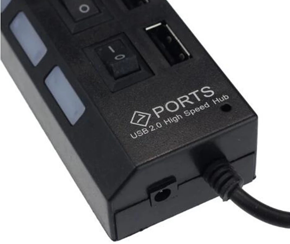 7-poorts USB 2.0 hubsplitter v - Desk Setup Usb Hub recensie en prijs