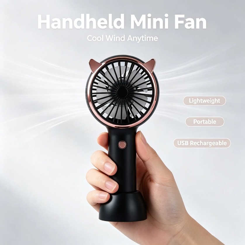 Kattenorenventilator Mini Hand - Led Desk Light Usb recensie en prijs