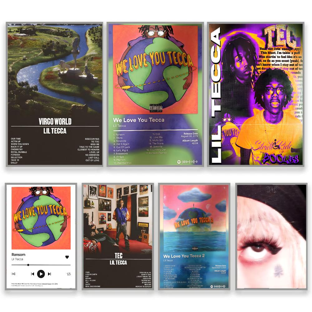 L-Lil Tecca Album Cover Art Hi - Desk Setup Poster recensie en prijs