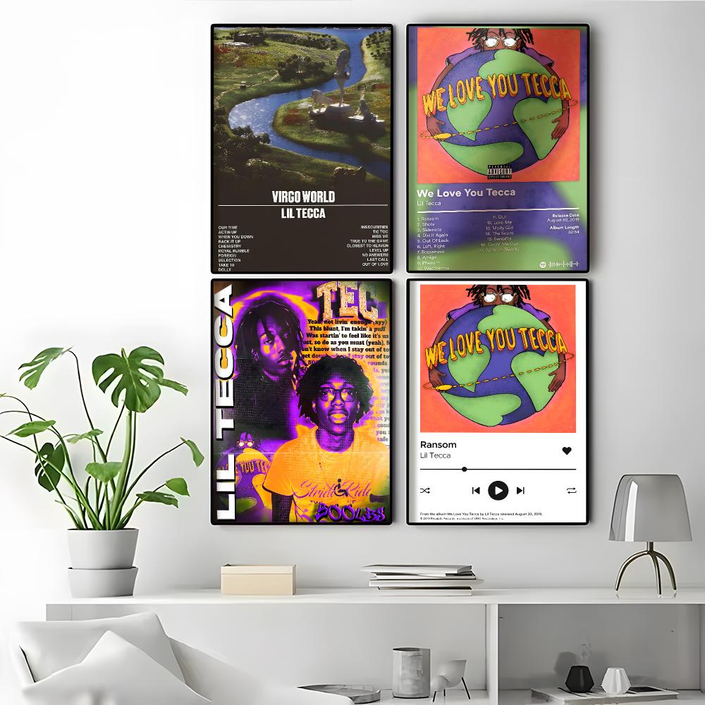 L-Lil Tecca Album Cover Art Hi - Desk Setup Poster recensie en prijs