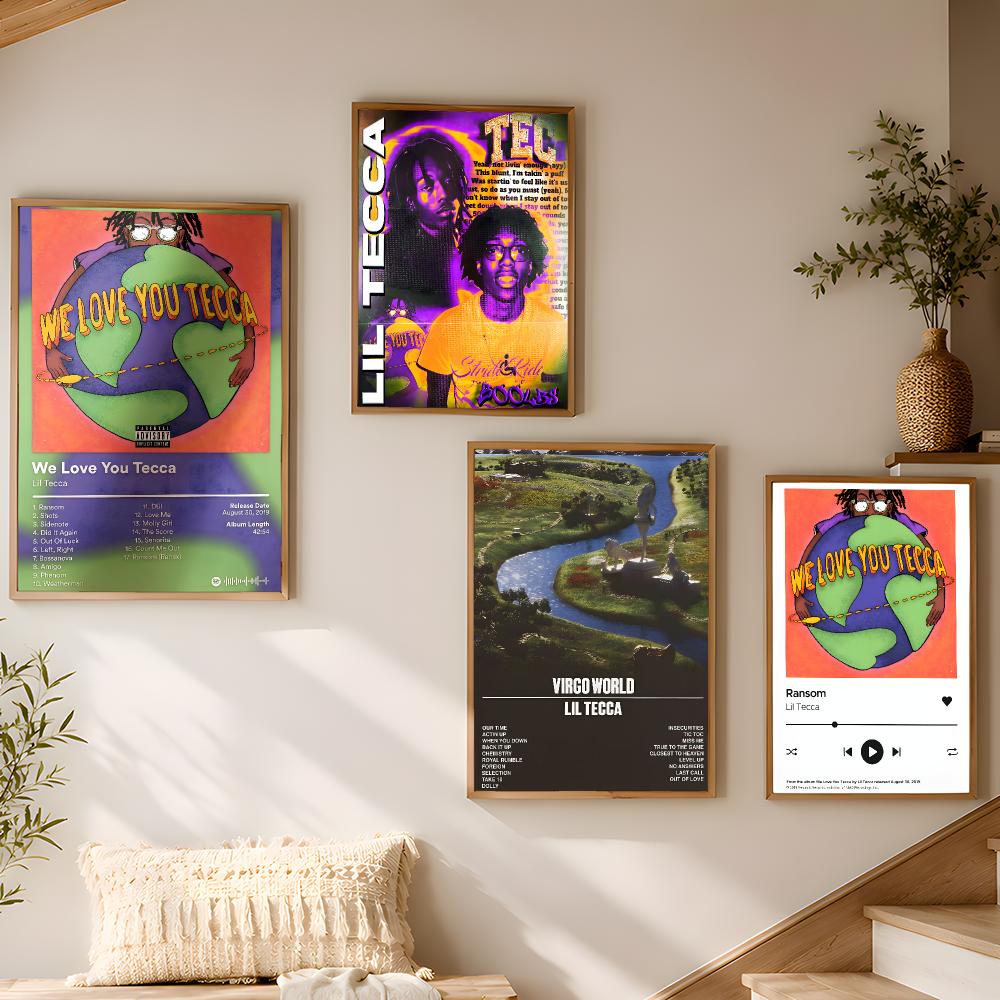 L-Lil Tecca Album Cover Art Hi - Desk Setup Poster recensie en prijs