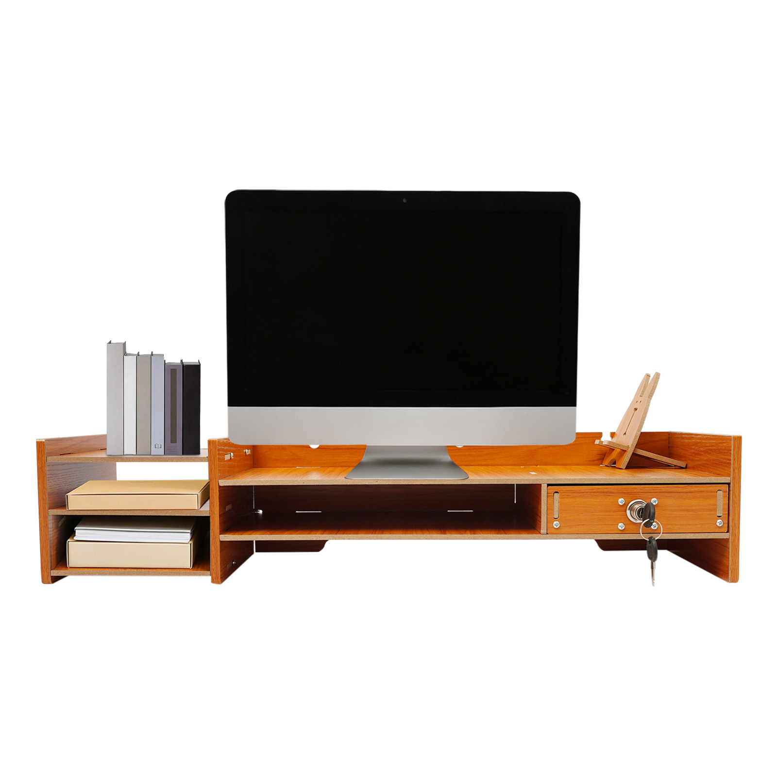 Ergonomische MDF monitorstanda - Desk Setup Home Office recensie en prijs