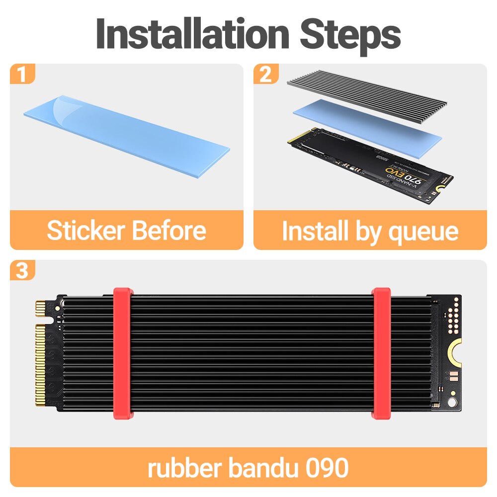 JEYI M.2 SSD-koellichaam, alum - Desk Setup Ps5 recensie en prijs