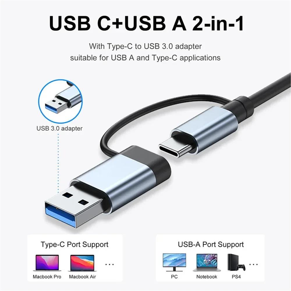8-in-2 USB Type-C Hub Dockings - Desk Setup Usb Hub recensie en prijs